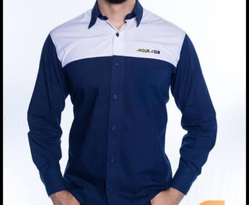 Camisa Administrativa Masculina Modelo 8