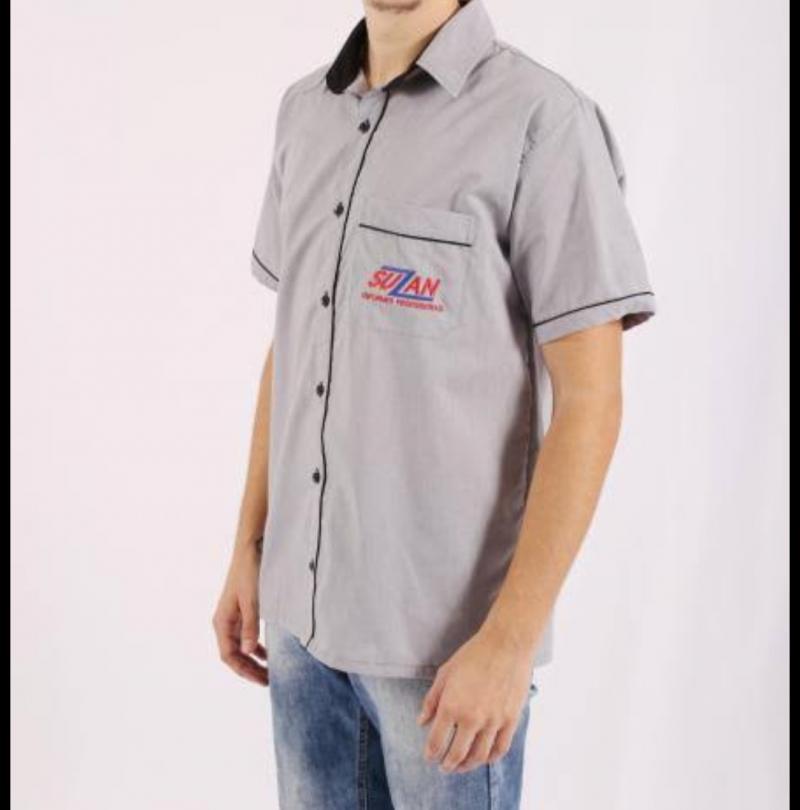 Camisa Administrativa Masculina Modelo 9